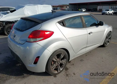 2012 Hyundai Veloster Base W/Black z USA, uszkodzony, nr VIN KMHTC6AD1CU023529